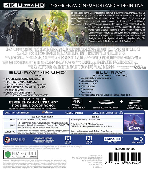 Maleficent - Signora Del Male (4k+Br)