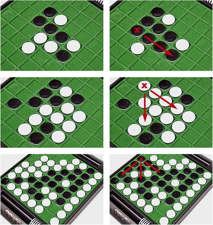 IDEAL | Othello Classic Game: A minute to learn… a lifetime to master! | Family Strategy Game | For 2 Players | Ages 7+