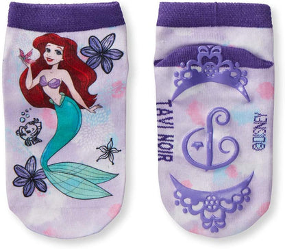 Tavi Noir Tiny Soles, 2 Pairs, Exclusive Disney Grip Sock Collection for Toddlers and Kids 2-6 Years, (S/M
