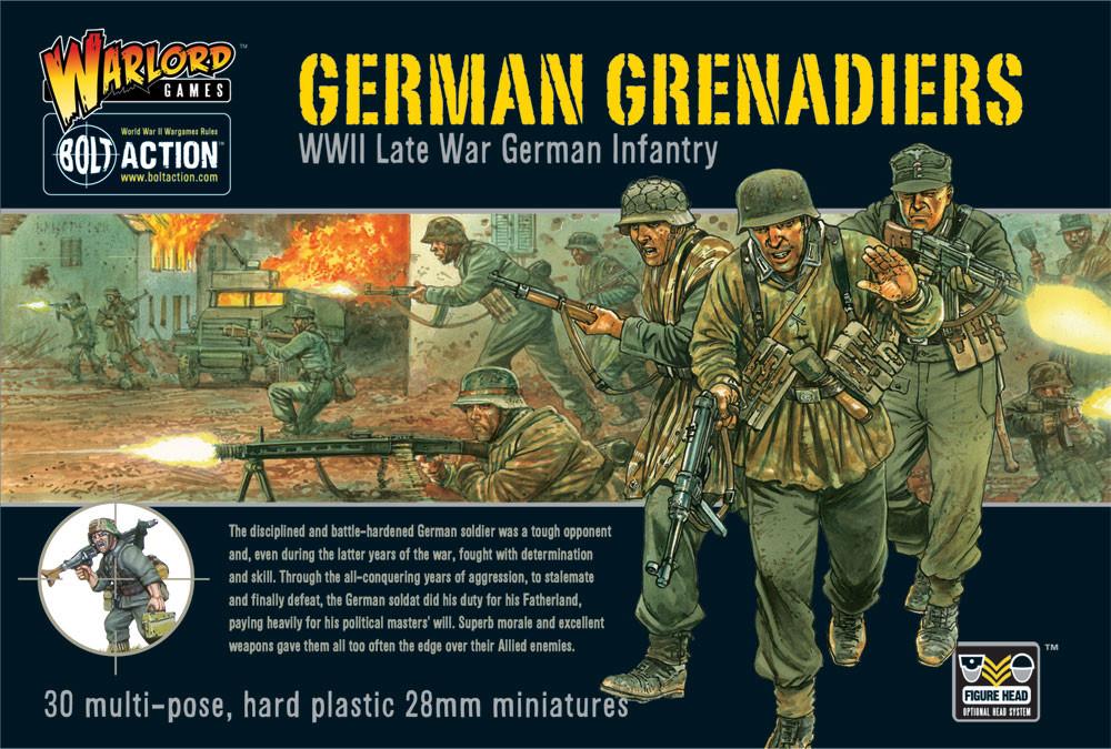 Warlord Games WGB-WM-09 Bolt Action World War II Late War German Grenadiers - 28mm Miniatures x 30