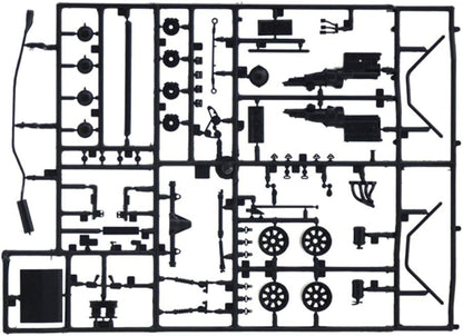 Italeri IT3650 Ford Model to Assemble, Multi-Coloured