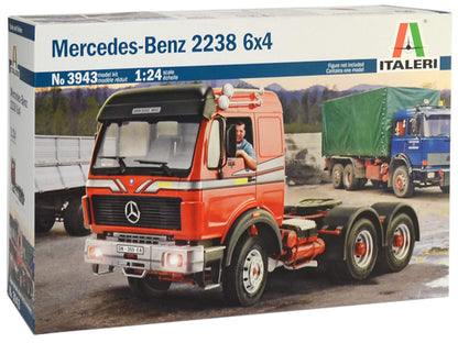 Italeri- Mercedes Benz 2238 6x4 Modelo para Montar, Multicolor (IT3943