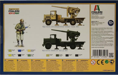 Italeri 7508S, RO3 & 90/53 AA gun 2.F.A. Models.