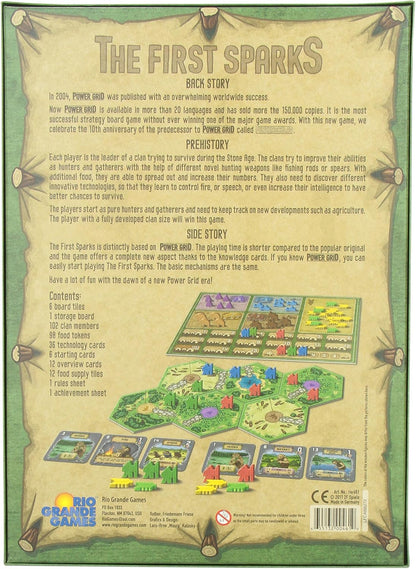 Power Grid the First Sparks Board Game