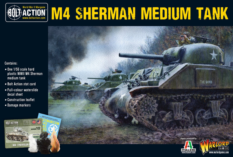 Bolt Action Plastic M4 Sherman Warlord Games