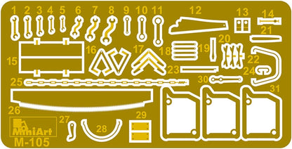 MiniArt 35591 Field Workshop modelbouwaccessoires, grijs