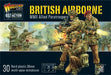 British Airborne Allied Paratroopers - 28mm Scale Plastic Miniatures for Bolt Action by Warlord Games - Highly Detailed World War 2 Miniatures for Table-top Wargaming