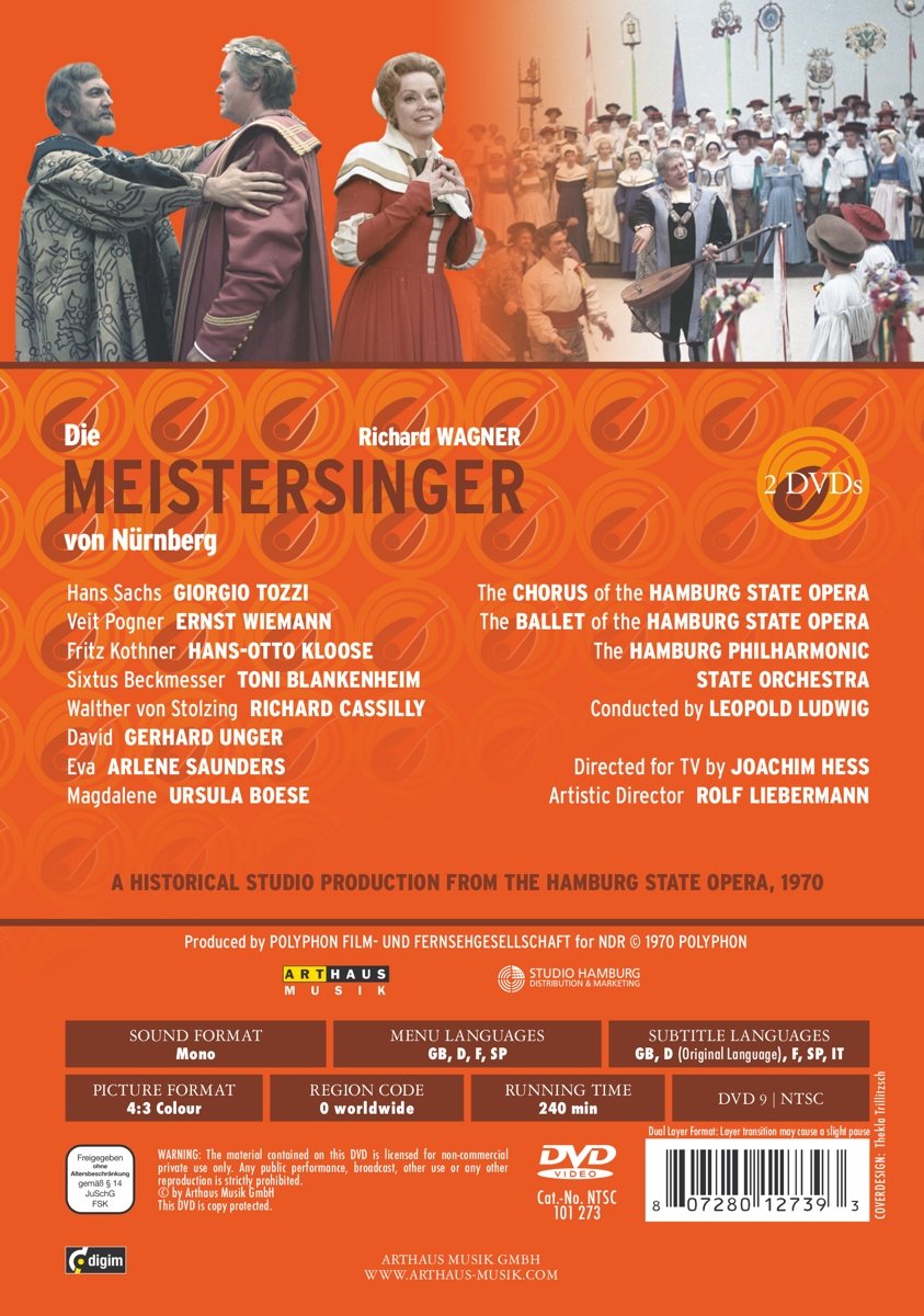 Wagner, Richard - Die Meistersinger von Nürnberg (2 DVDs