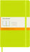 Moleskine - Classic Notebook, Ruled Notebook, Hard Cover and Elastic Closure, Size Large 13 x 21 cm, Colour Lemon Green, 240 Pages