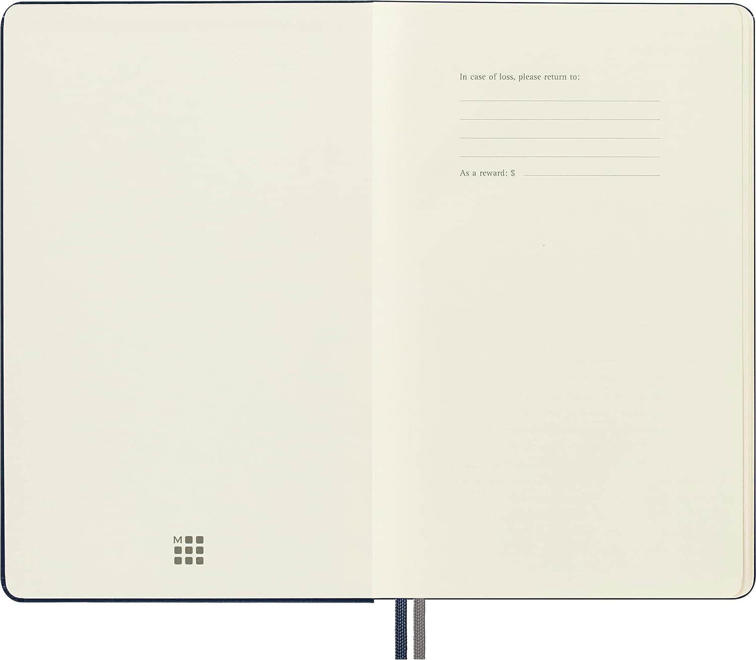 Moleskine - Classic Notebook Expanded, Plain Notebook, Hard Cover and Elastic Closure, Size Large 13 x 21 cm, Colour Sapphire Blue, 400 Pages