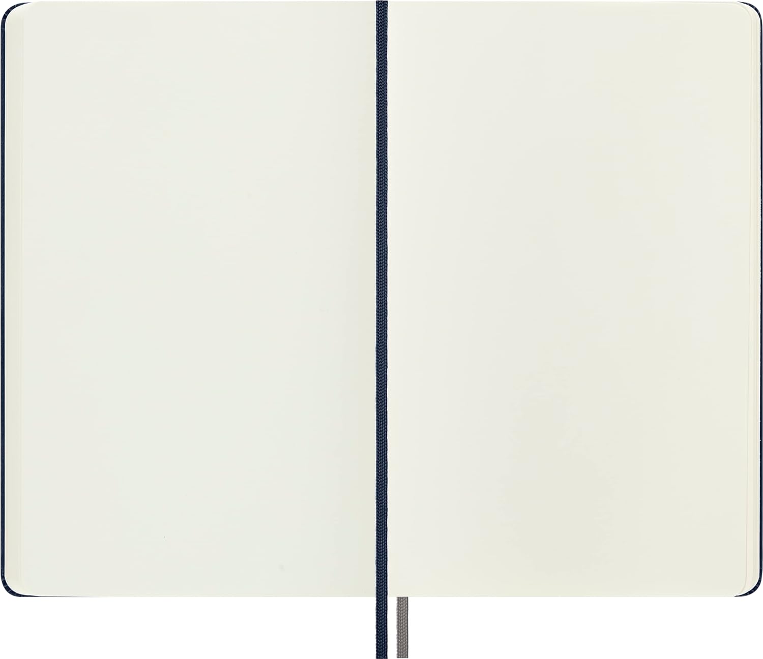 Moleskine - Classic Notebook Expanded, Plain Notebook, Hard Cover and Elastic Closure, Size Large 13 x 21 cm, Colour Sapphire Blue, 400 Pages