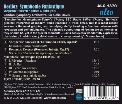 Berlioz: Symphonie Fantastique/Shepherds' Farewell/Romeo & Juliet (exc)