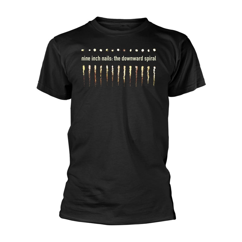 Nine Inch Nails Downward Spiral Uomo T-Shirt Nero Regular