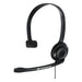 Sennheiser PC 2 CHAT - Lightweight On-Ear Single-Sided Headset - Wired - Passive Noise-Cancelling Microphone for Internet Telephony and E-Learners - Mac, PC, and Laptop Connectivity
