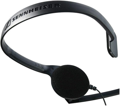 Sennheiser PC 2 CHAT - Lightweight On-Ear Single-Sided Headset - Wired - Passive Noise-Cancelling Microphone for Internet Telephony and E-Learners - Mac, PC, and Laptop Connectivity