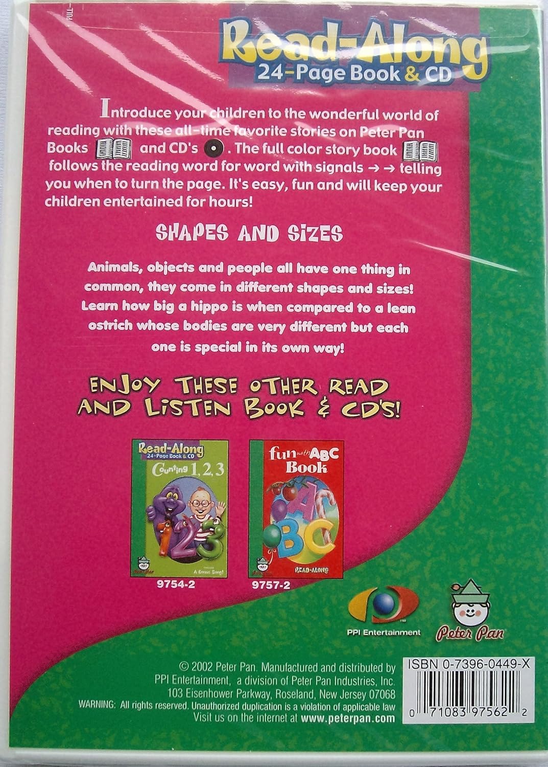 Shapes & Sizes / Read-Along