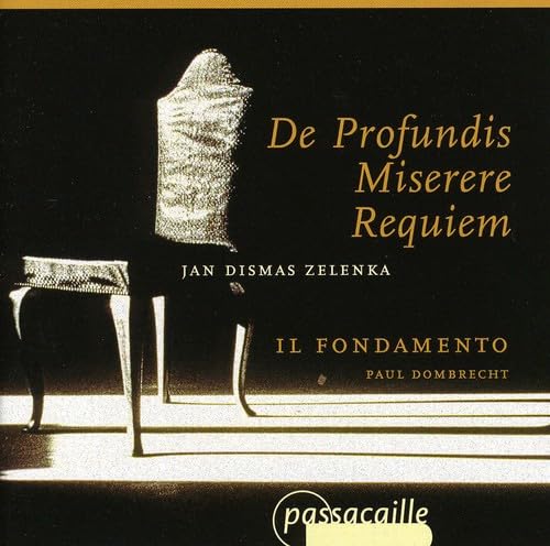 Zelenka: De Profundis; Miserere; Requiem (ZWV 50, 57 & 48) /Il Fondamento · Dombrecht