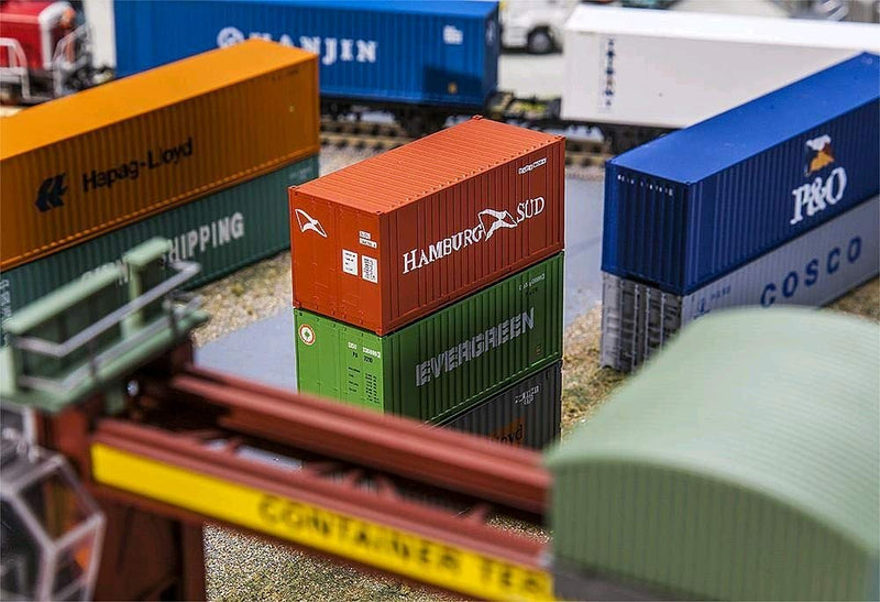 Faller FA Hamburg Süd 180822 – 20 Container for Model Railways, Model Making