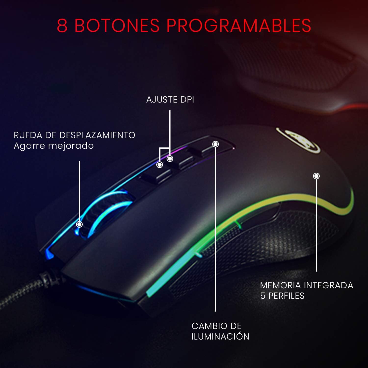 Redragon Mysz Cobra (M711