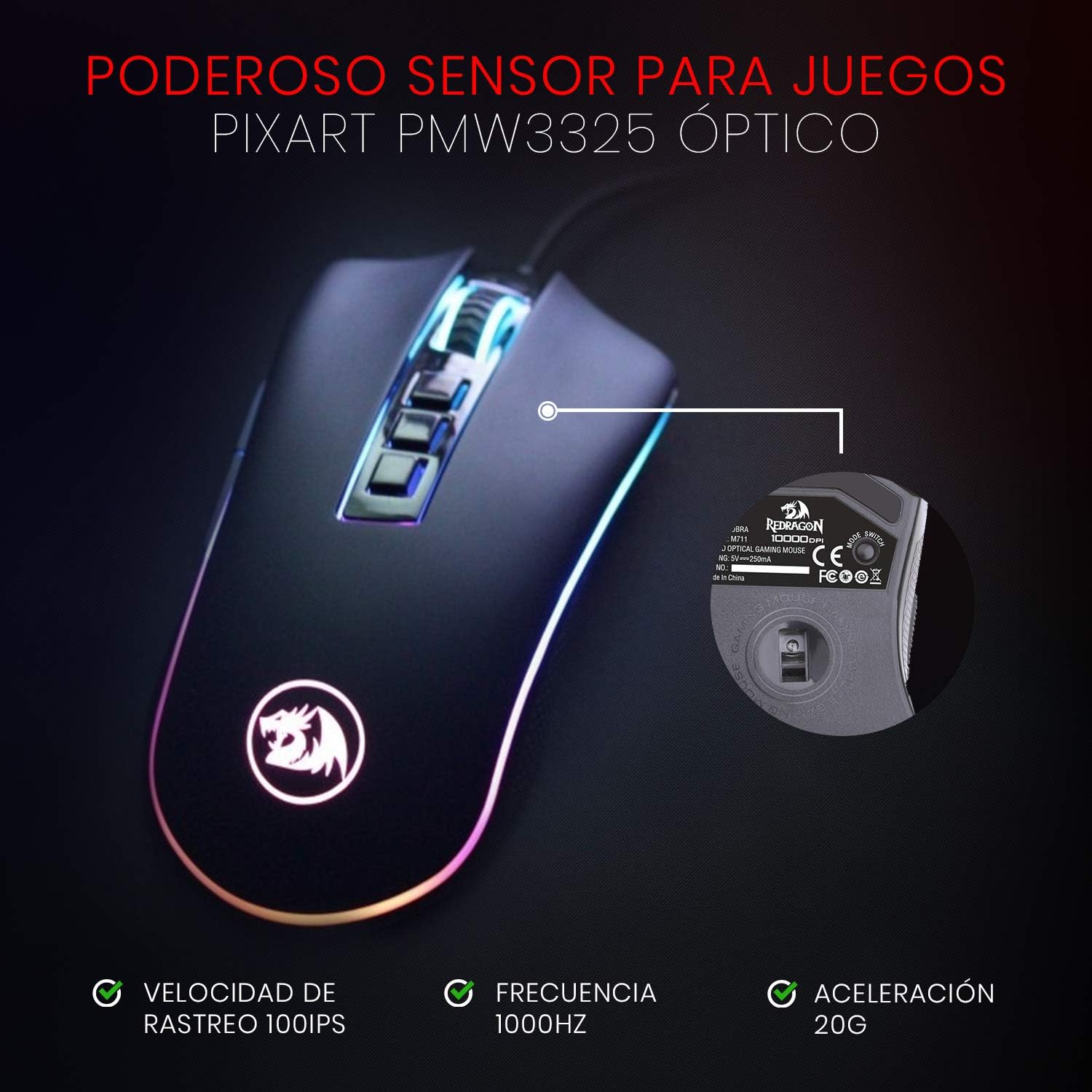 Redragon Mysz Cobra (M711