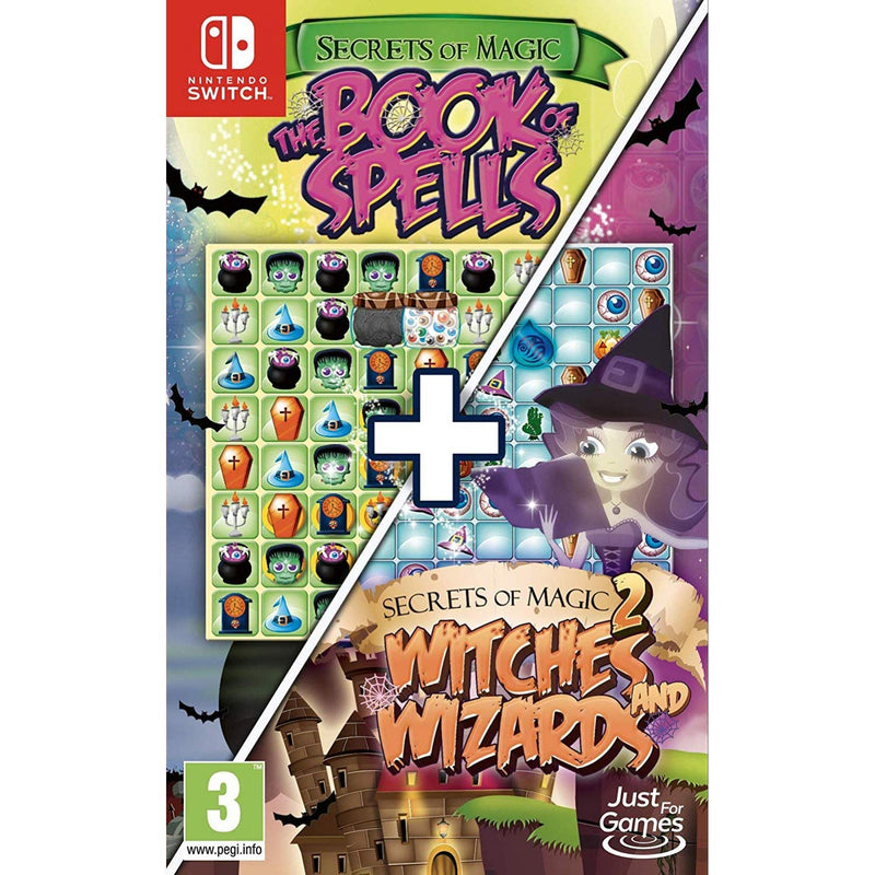 Secrets of Magic: THE Book Of Spells + Secrets of Magic 2: Witches and Wizards (Nintendo Switch