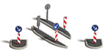 Busch 1111 H0 Traffic Islands Construction Kit