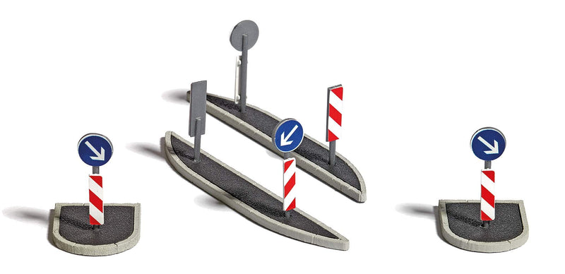 Busch 1111 H0 Traffic Islands Construction Kit