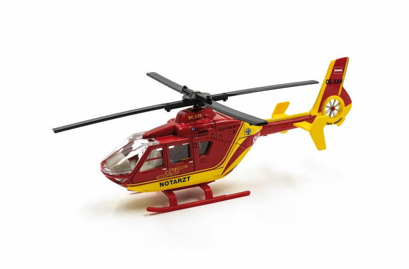 Jaegerndorfer JaegerndorferJC1103 Emergency Alpin 6 Helicopter, 1:50 Scale, Red/Yellow, Multi-Color