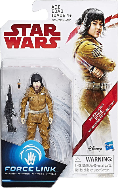 Star Wars C1534 Resistance Tech Rose Force Link Figure, 3.75 Inches