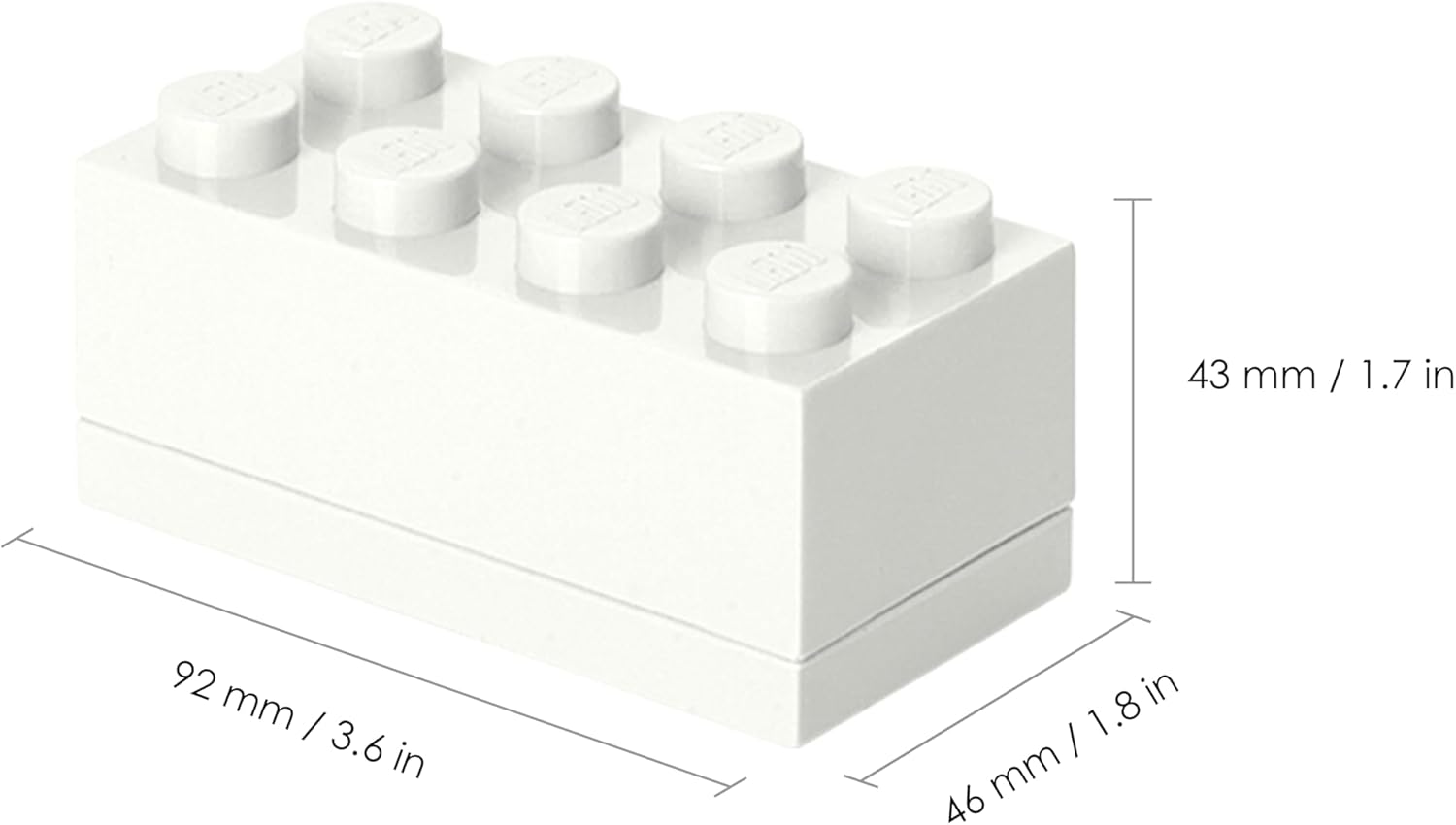 Lego Opbergbox Polypropyleen Wit 920.00mm x 460.00mm x 430.00mm