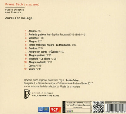 Pieces Inedites pour Claviers