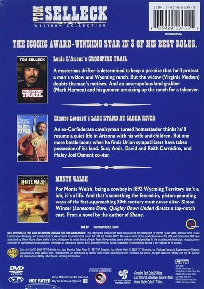 Tom Selleck Western Collection (Monte Walsh / Last Stand at Saber River / Crossfire Trail