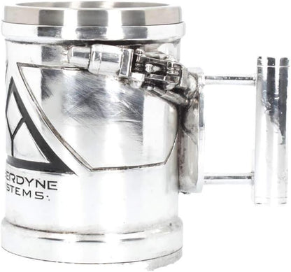 Nemesis Now B4656N9 Terminator 2 Tankard 17cm, Resin w/Stainless Steel Insert, Silver