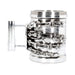 Nemesis Now B4656N9 Terminator 2 Tankard 17cm, Resin w/Stainless Steel Insert, Silver