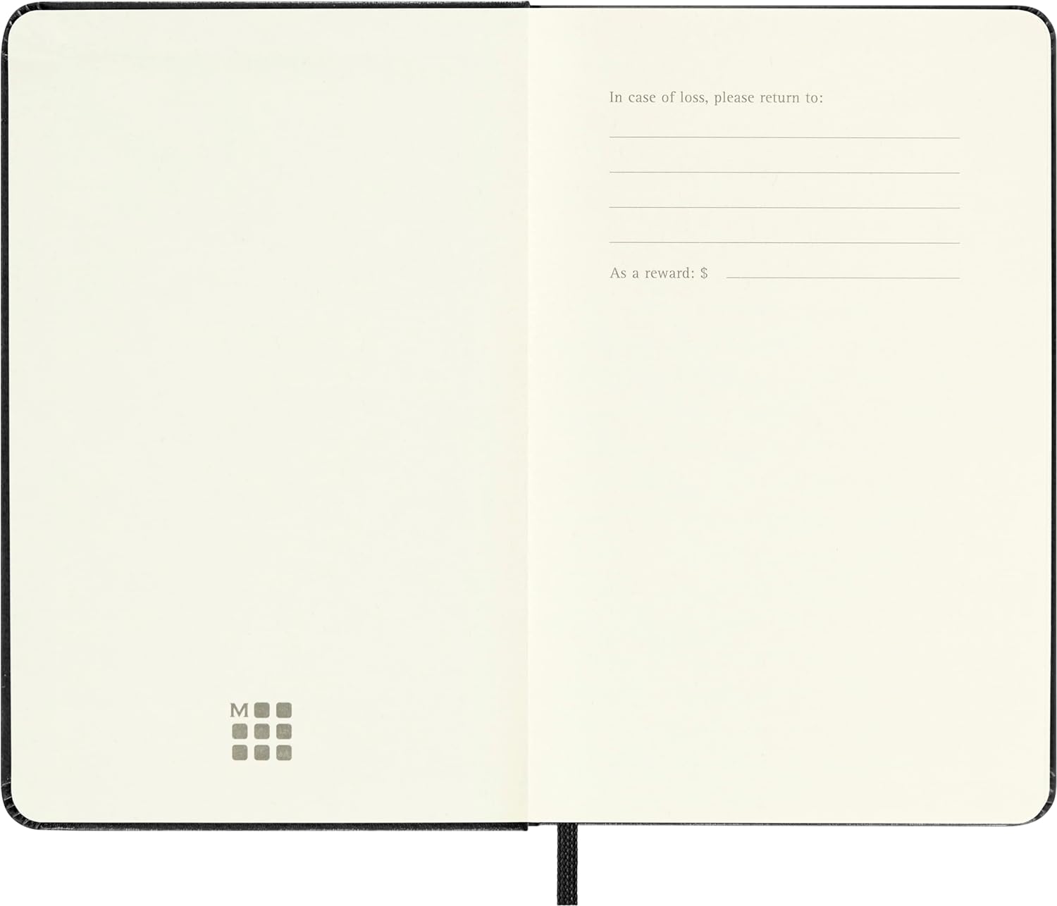 Moleskine Classic Dotted Paper Notebook, Hard Cover and Elastic Closure Journal, Color Black, Size Pocket 9 x 14 cm, 192 Pages