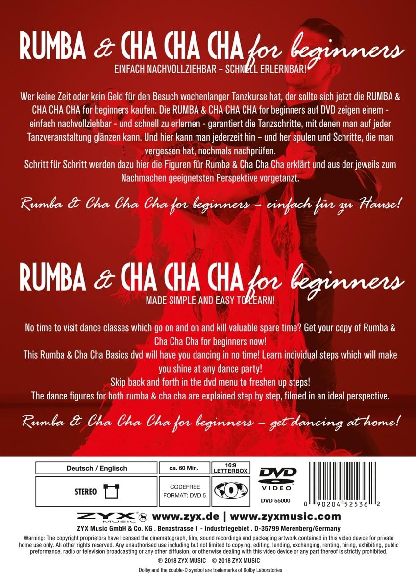 Rumba & Cha Cha Cha For Beginners