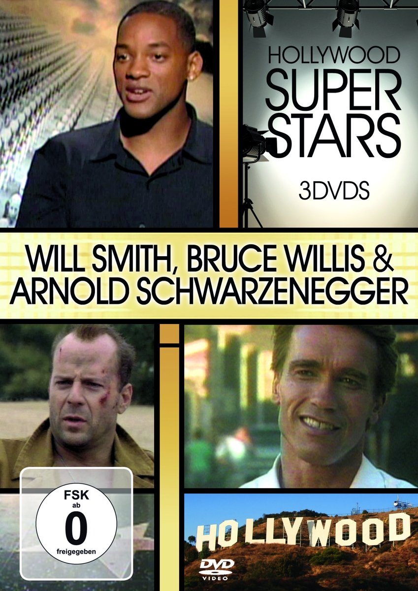 Hollywood Super Stars - Will Smith/Bruce Willis/Arnold Schwarzenegger