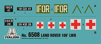 Italeri 510006508-1:35 IT Land Rover 109' LWB