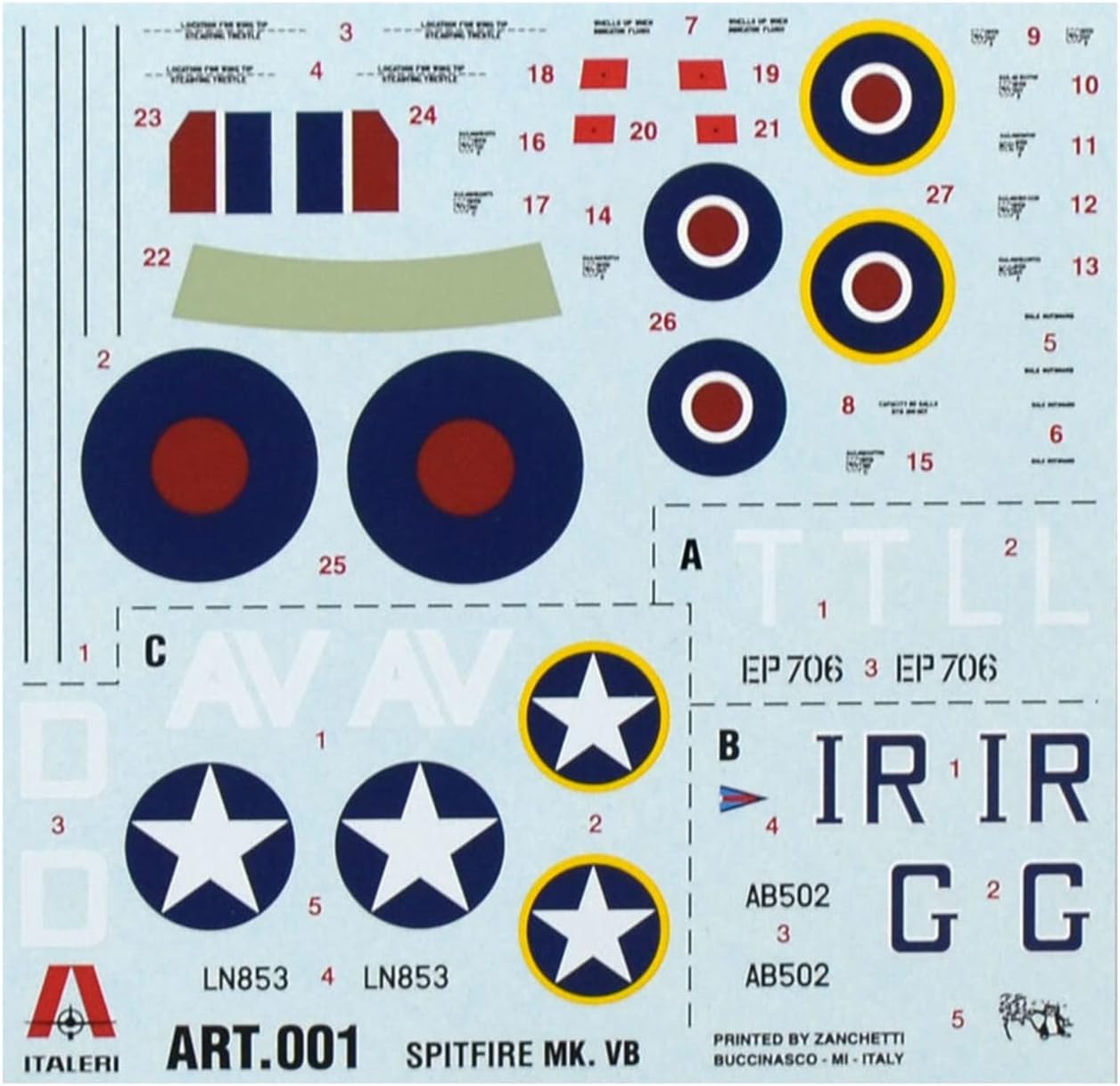 Italeri - Juguete de aeromodelismo Escala 1:72 (0001