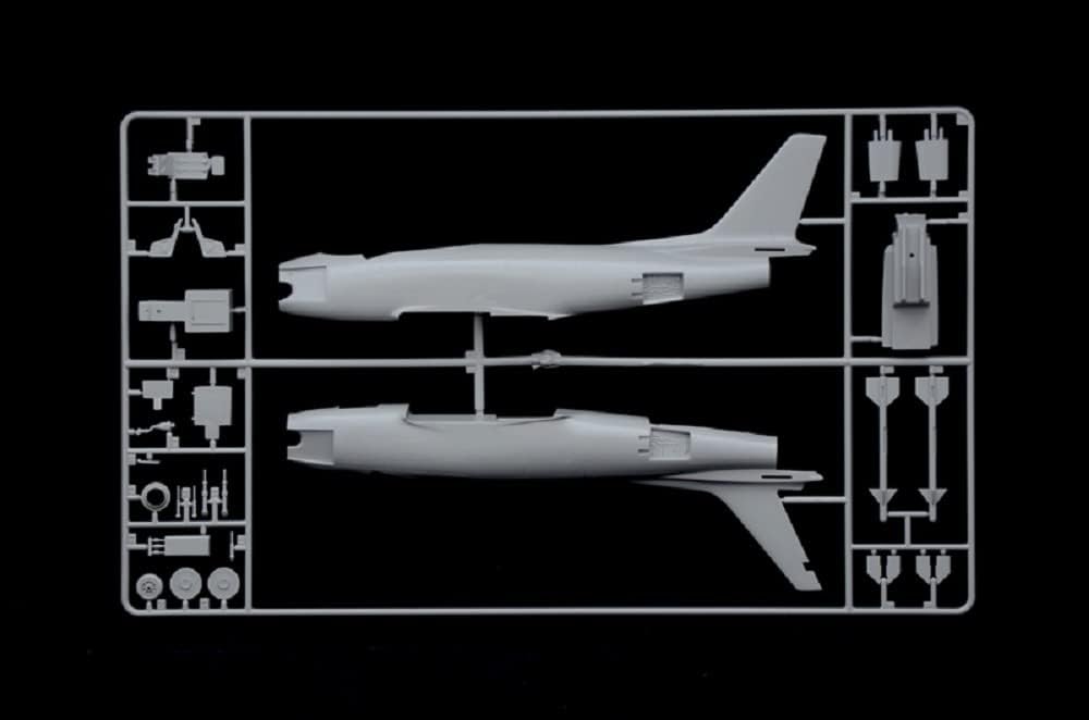 Italeri Italeri-F-86e, Mikoyan-Gurevich 1:48 F-86E Sabre, réplica Fiel, modelismo, Manualidades, aficiones, Pegado, Kit plástico, Montaje, Multicolor, Mittel (IT2799