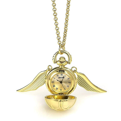Carat winkel jurk horloge WNTP004, Golden Snitch Watch Necklace- WNTP004, Carat Shop Orologio elegante Donna WNTP004