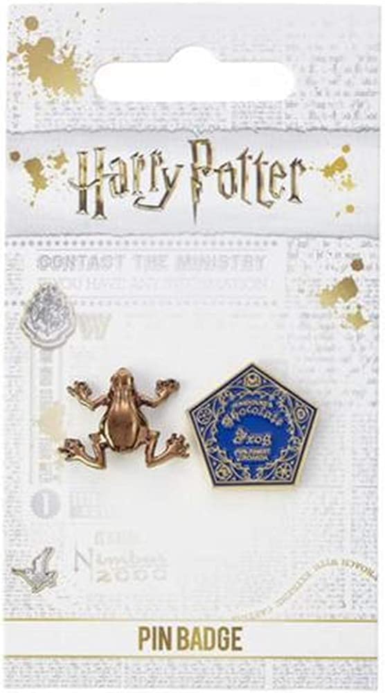 Harry Potter Schokofrosch Unisex Pin Dorado, Aleación de Zinc