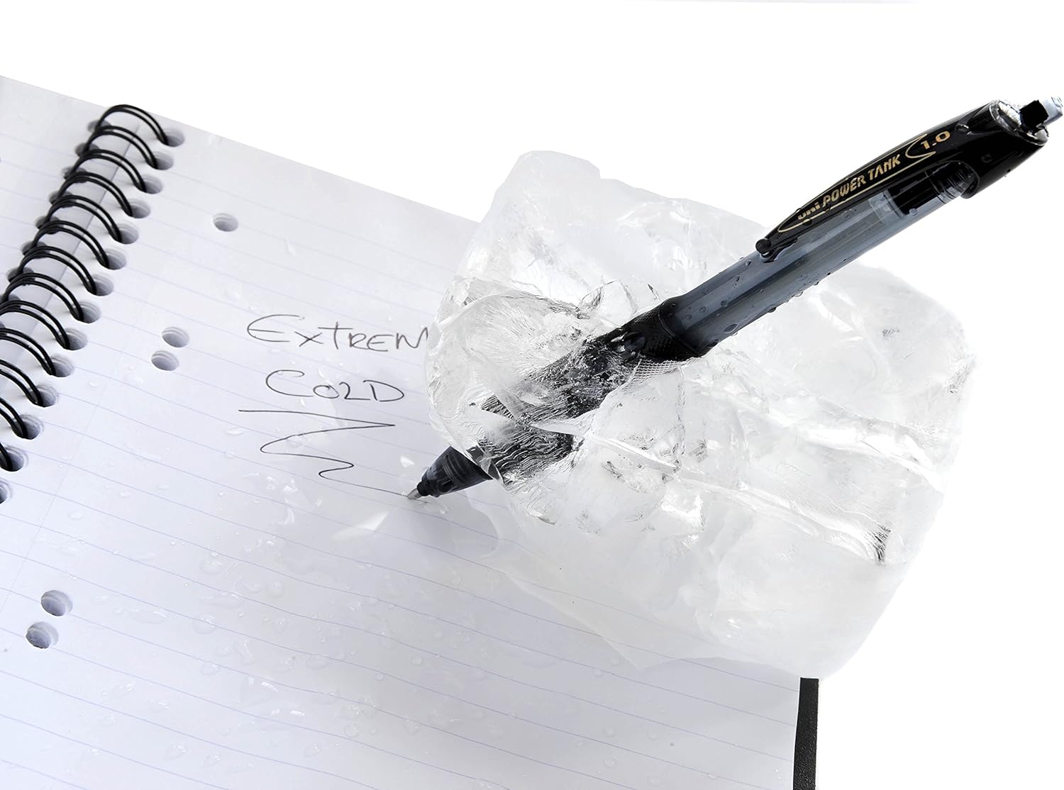 uni-ball Power Tank SN-220 Black Ballpoint Pens. Premium Broad 1mm Rollerball Tip. Water Resistant Uni Super Ink, Writes On Wet Paper, In Extreme Cold, At Any Angle. Perfect for Outdoor Use. Box of 12