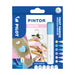 Pilot - Pintor, Wallet of 6 Creative Multi-Surface Water-Based Permanent Markers - Quick Dry - For Fabrics, Glass, Wood, Stone, DIY/Amateur Artists - Medium Tip - Assorted Pastel Colors