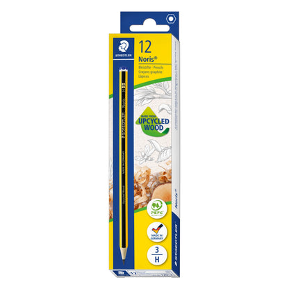Staedtler 120-3 Noris Pencils H (Box of 12), Black