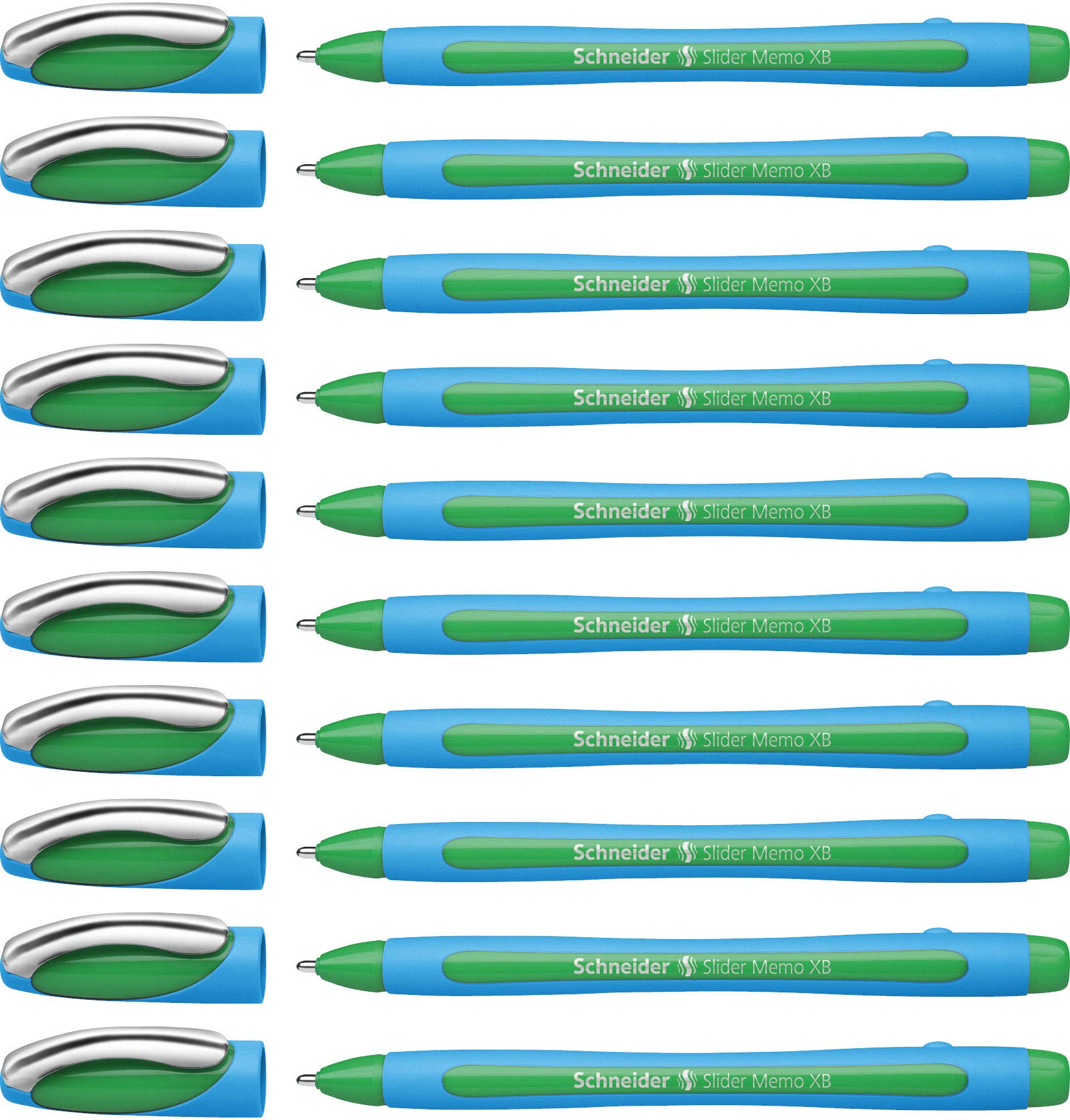 Schneider Slider Memo 150204 Ballpoint Pens XB Tip Pack of 10