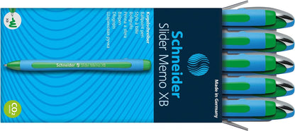 Schneider Slider Memo 150204 Ballpoint Pens XB Tip Pack of 10