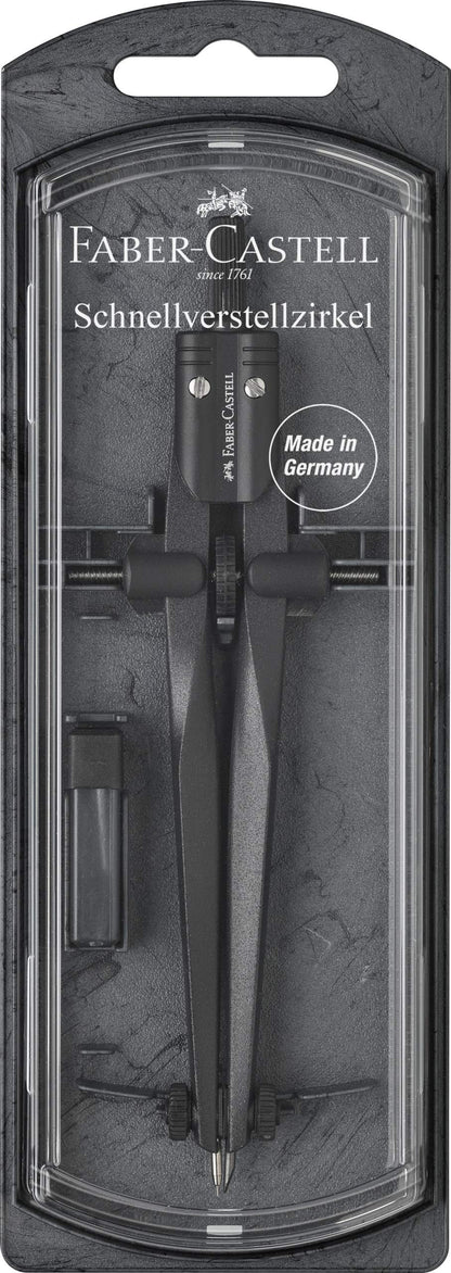 FABER-CASTELL 174530 - Stream snelinstelkompas, Blackstone, 1 stuk
