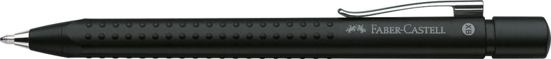 Faber-Castell Grip 2011 Medium Tip Ballpoint Pen - Frost Black, Blue Ink color