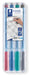 Staedtler 305M WP4 Lumocolor Correctable Transparency Pen Nib M Pack of 4